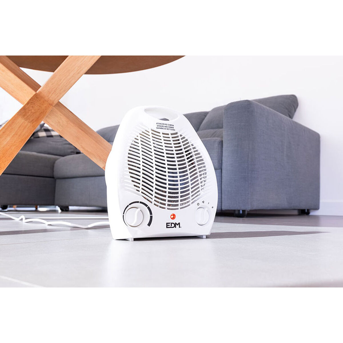 Vertical Heater EDM 07204 White 1000 - 2000 W